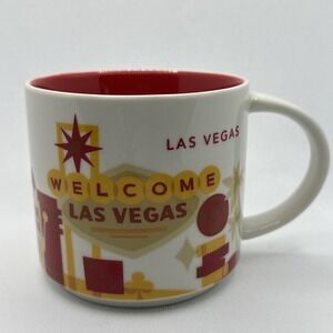 Starbucks  Welcome to Las Vegas You Are Here Coffee Tea Mug 2015 14 FL OZ 3"